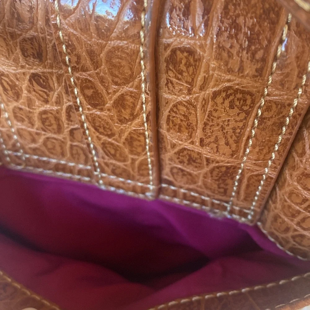 Nine West Purse NWT Cognac Can’t Stop Shopper crossbody shoulder bag - Picture 10 of 12